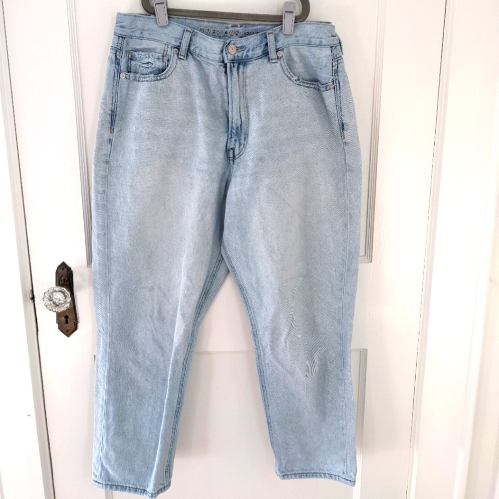 American Eagle mom jeans 100% cotton 12s